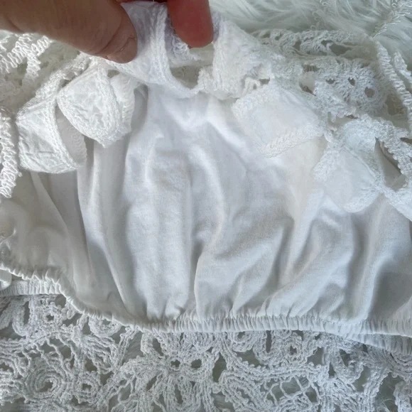 Zara crochet Crop Tank - size medium - Picture 7 of 7